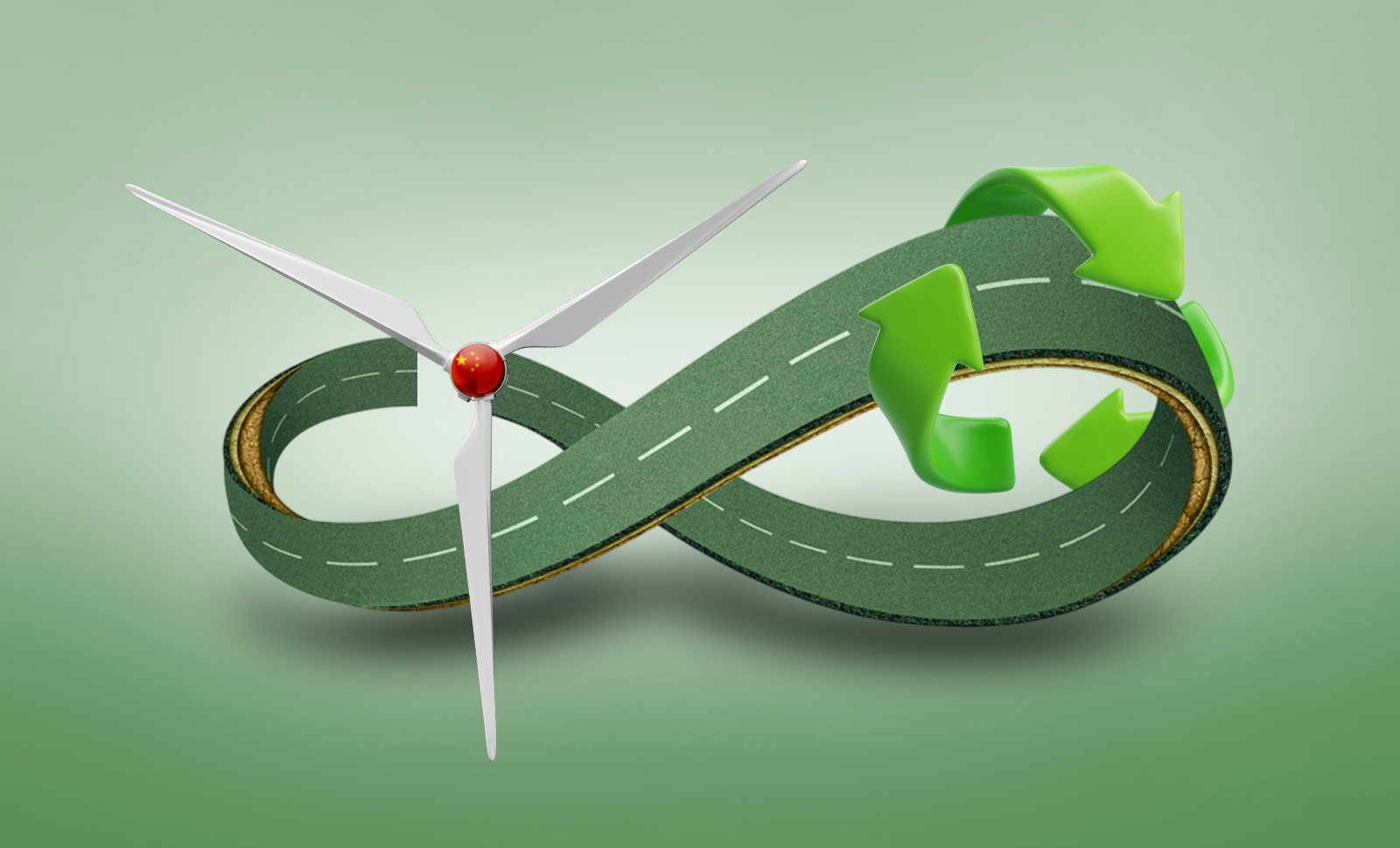 China Turns Turbine Waste into Highways