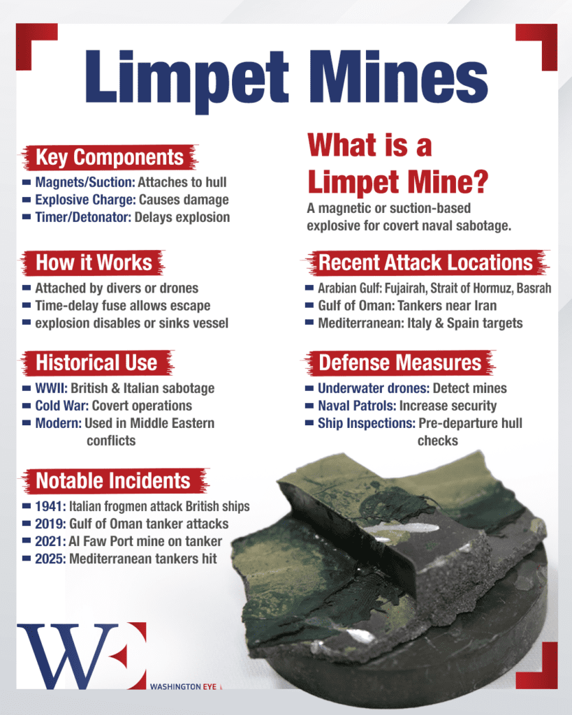 limpet-mines - washington eye Limpet Mines: The Covert Naval Weapon Resurging in the Mediterranean