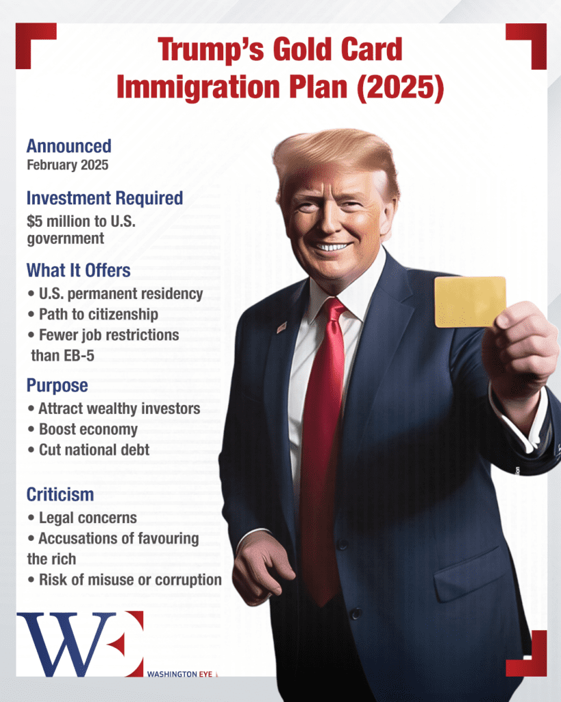 trump-gold-card-immigration-program-2025 - washington eye Trump’s ‘Gold Card’ Visa: Citizenship for Sale at Million a Piece