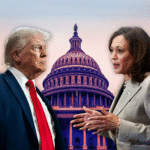 Kamala Harris denounces Trump’s policies, warns of economic turmoil and democratic backsliding
