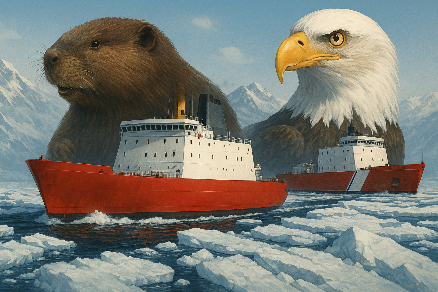 Canada leads U.S. icebreaker push with advanced designs, strategic acquisitions, and Arctic shipbuilding dominance.