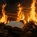 Echoing Fahrenheit 451's warning, modern book bans spark a debate over censorship and freedom.