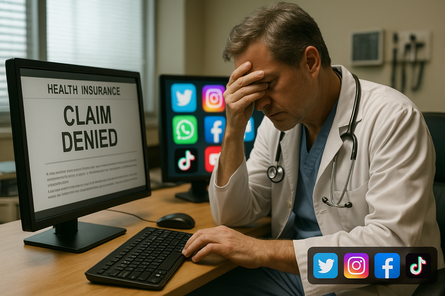 U.S. doctors are publicly fighting insurers over claim denials that delay care and harm patient