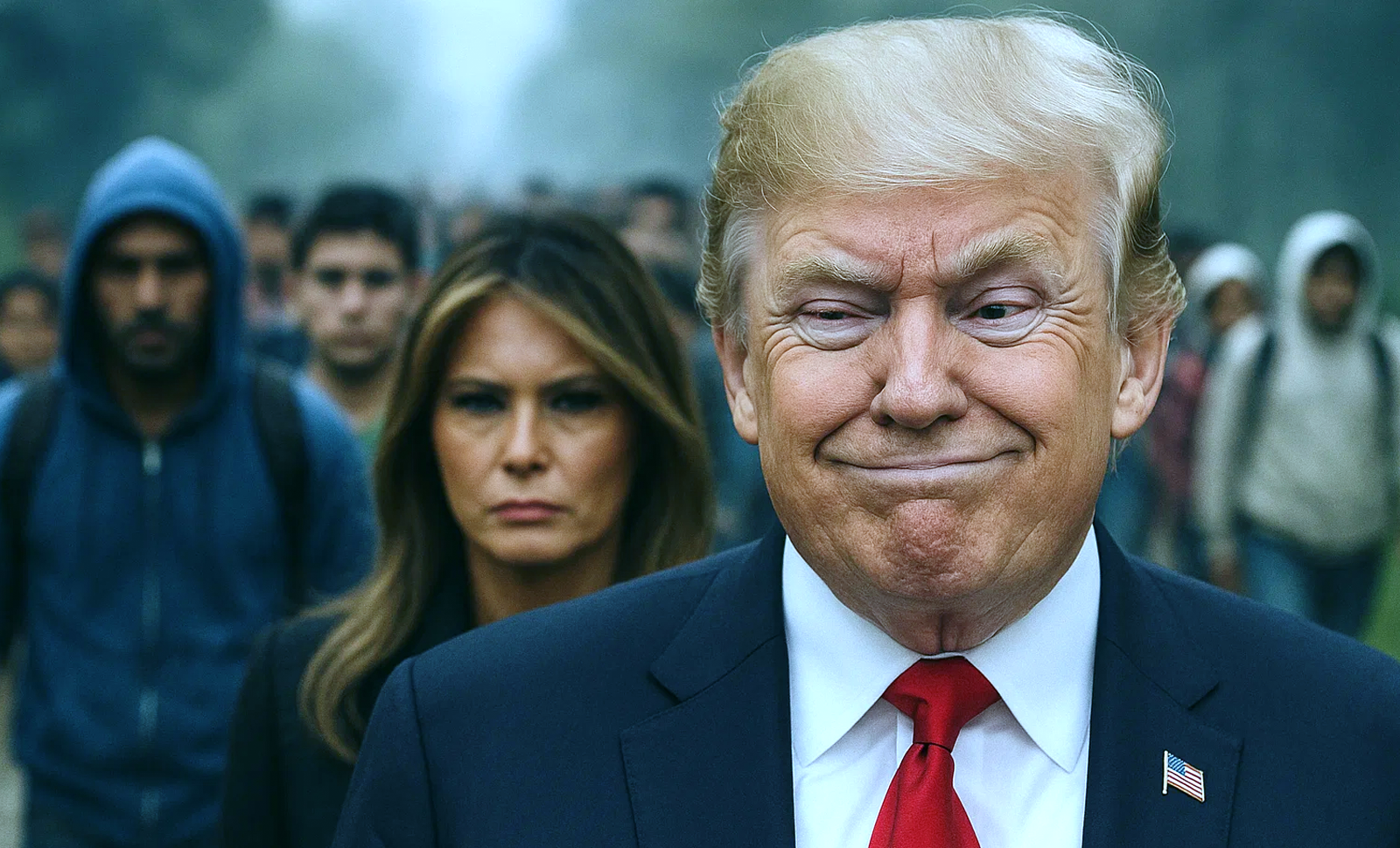 Trump vows deportations—while critics ask why his immigrant wife gets a free pass.