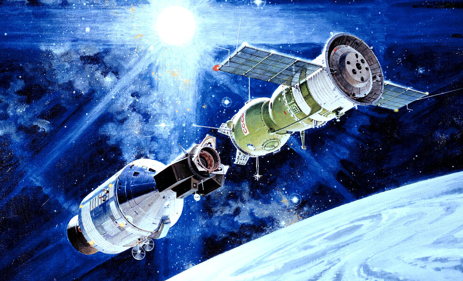 Two rivals met in space, proving diplomacy can orbit where politics fail to land.