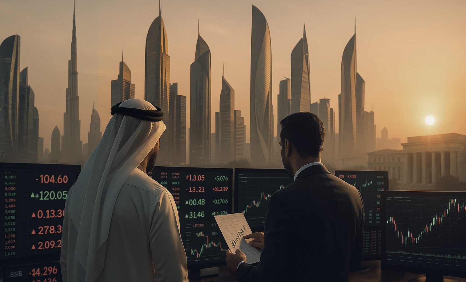 Gulf markets soar on bank earnings, foreign inflows, and dovish U.S. rate cues.