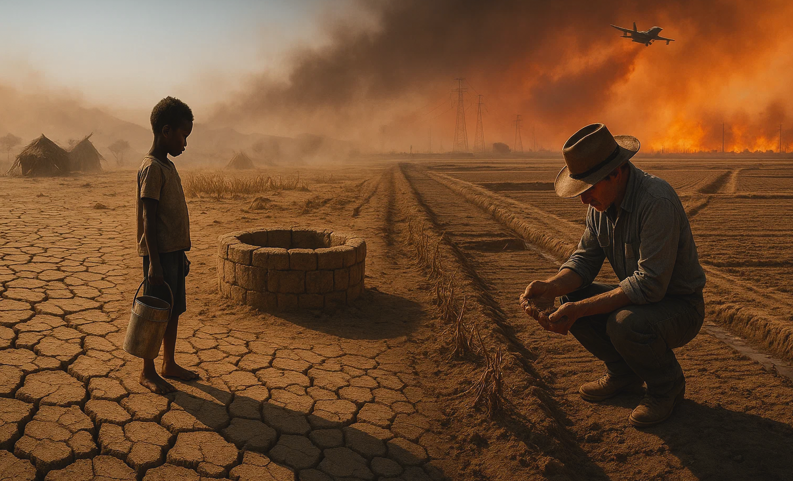 Drought is hitting Africa and the U.S., turning water shortages into a global crisis fast.