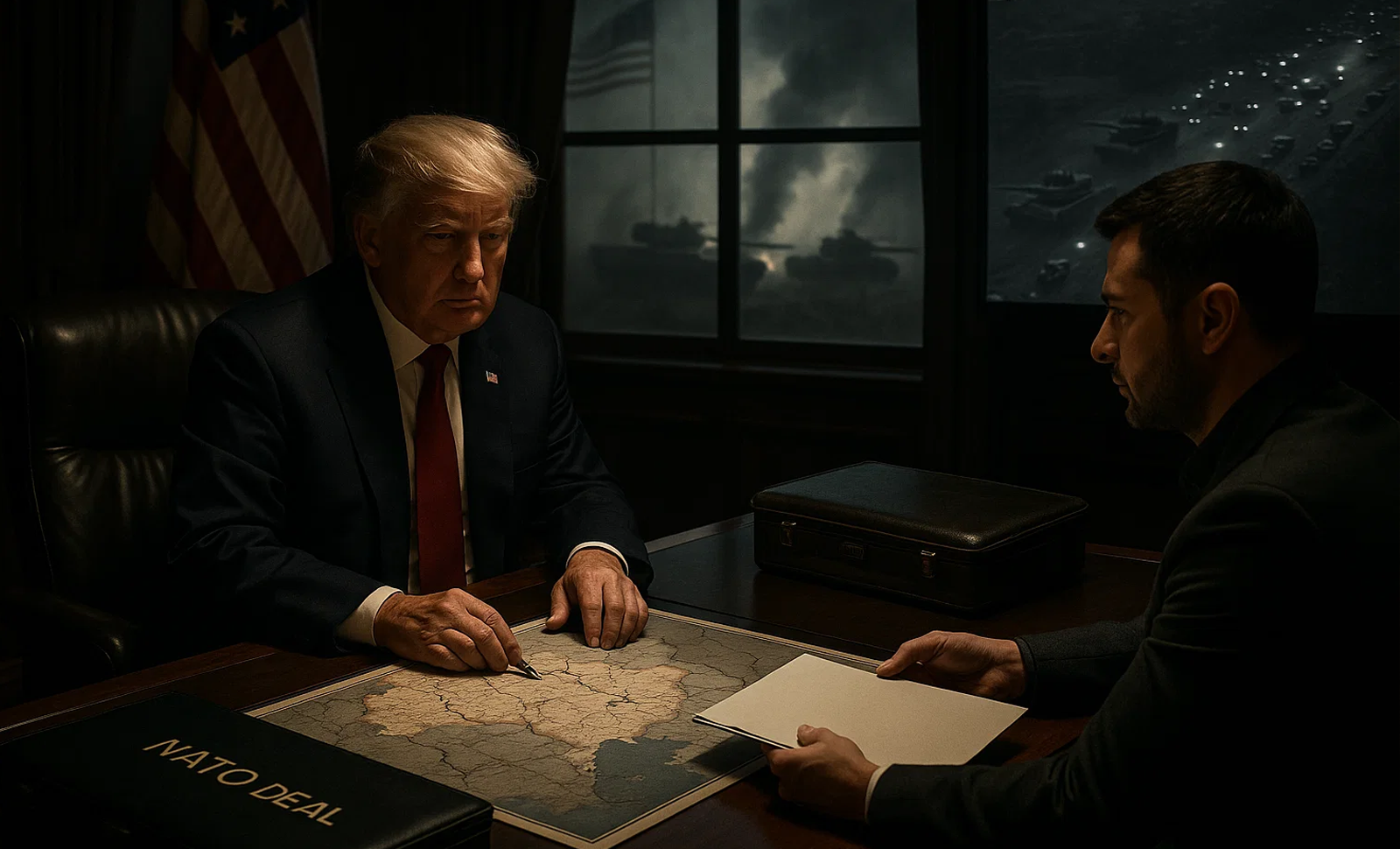 Trump backs Ukraine for now, but only because NATO pays and profits make sense.