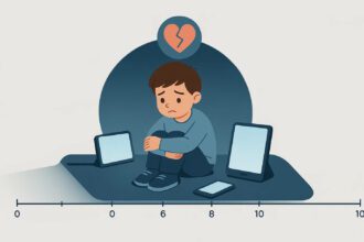 Studies show prolonged screen use damages brain development, behavior, learning, and children’s physical health.