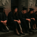 Global youth unemployment surges as degrees outpace job demand, leaving millions educated but jobless.