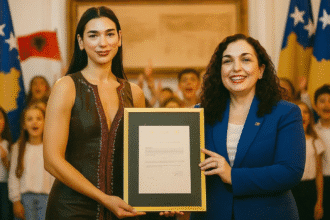 Global star Dua Lipa gains Kosovo citizenship, symbolizing identity, diaspora pride, and cultural unity.