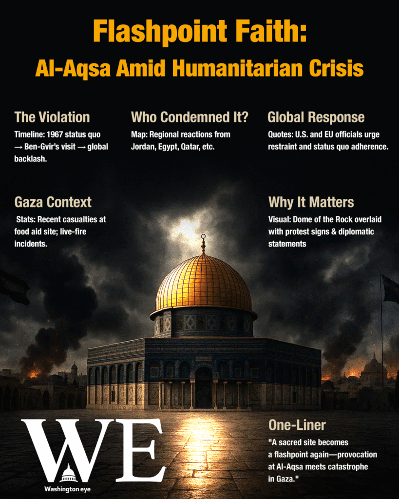 israeli minister’s al-aqsa prayer breaches status quo, prompting arab, u.s., and eu backlash. - washington eye Israeli minister’s Al-Aqsa prayer breaches status quo, prompting Arab, U.S., and EU backlash.