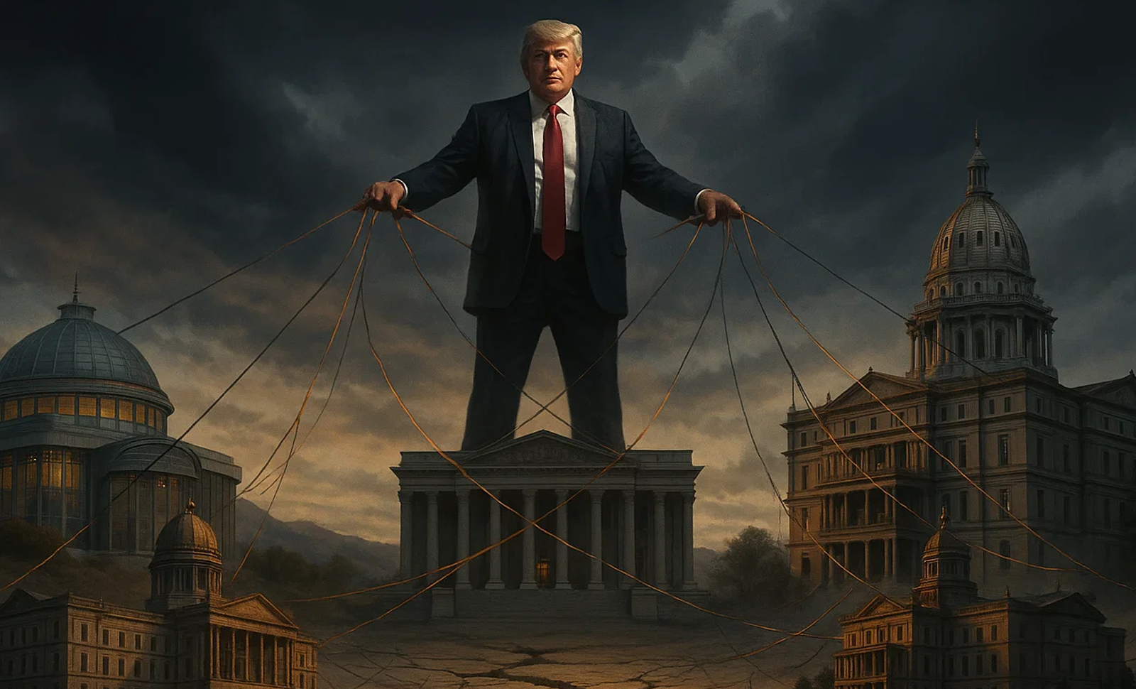 Democratic governors juggle defiance and cooperation, balancing state autonomy with federal engagement under Trump.