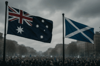 Anti-refugee protests rock Scotland and Australia as housing and cost pressures fuel backlash.