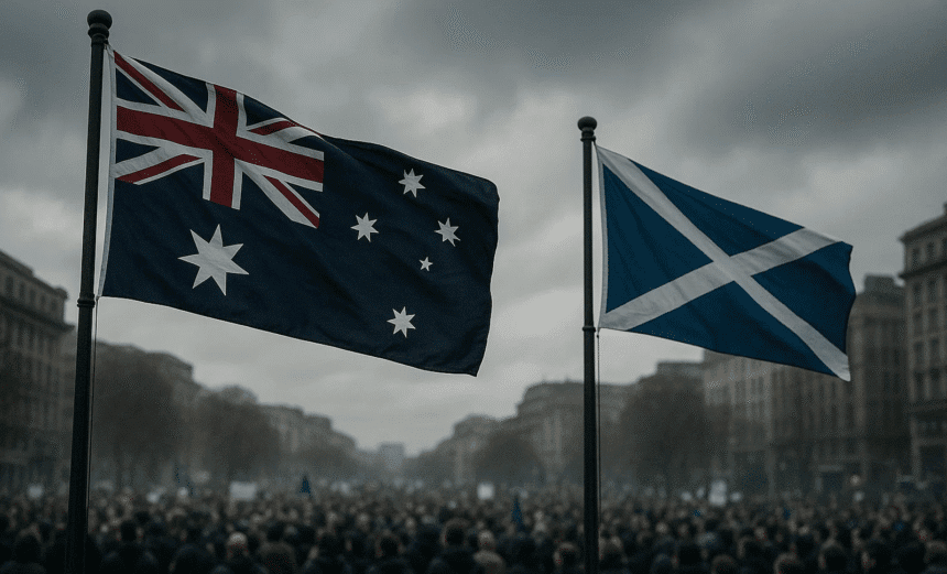 anti-refugee protests rock scotland and australia as housing and cost pressures fuel backlash. - washington eye Anti-refugee protests rock Scotland and Australia as housing and cost pressures fuel backlash.