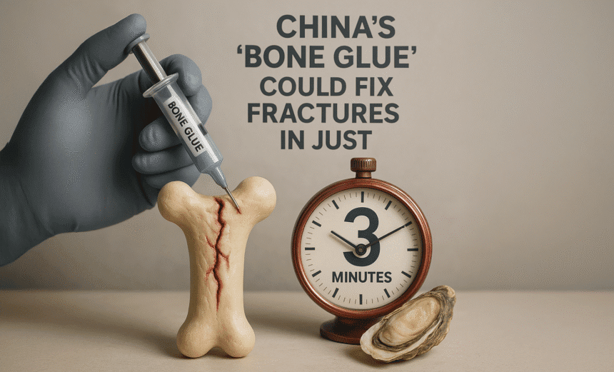 chinese scientists developed bone-02, a bone adhesive repairing fractures in three minutes, revolutionizing orthopedics. - washington eye Chinese scientists developed Bone-02, a bone adhesive repairing fractures in three minutes, revolutionizing orthopedics.