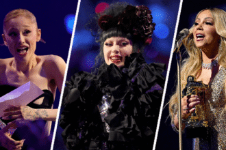 Lady Gaga, Ariana Grande & Rosé dominate 2025 VMAs with historic wins and iconic moments.