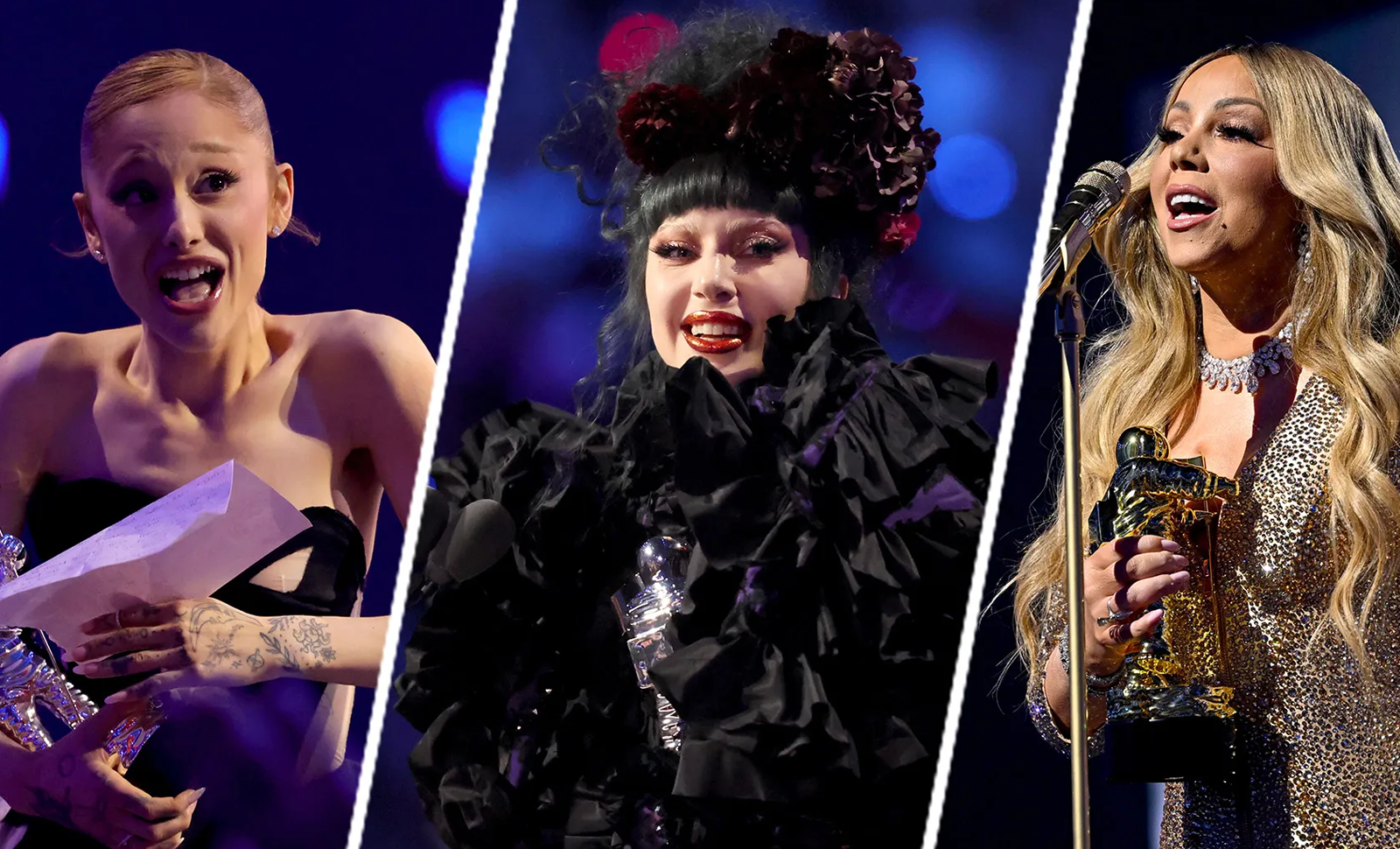 Lady Gaga, Ariana Grande & Rosé Shine Bright At MTV VMAs 2025