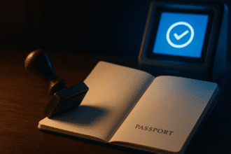 Passport stamps fade into history as digital borders, biometrics, and data take their place.