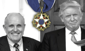Trump awards Rudy Giuliani the Presidential Medal of Freedom, honoring 9/11 leadership despite later controversies.