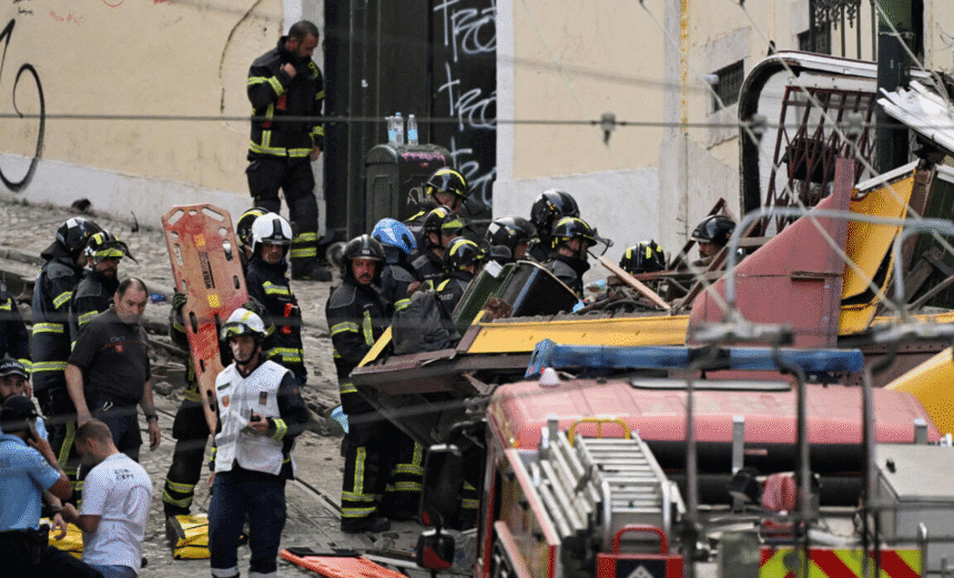 lisbon funicular derailment kills 15, injures 18; snapped cable sparks probe into transport safety. - washington eye Lisbon funicular derailment kills 15, injures 18; snapped cable sparks probe into transport safety.