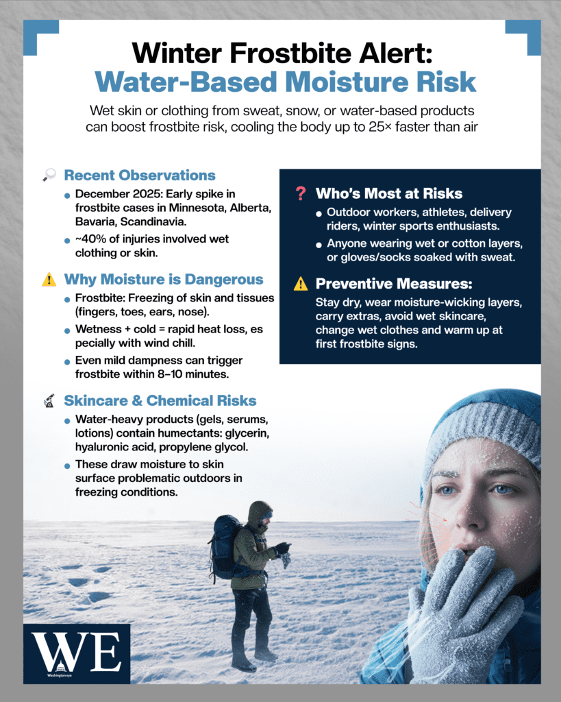 water-based moisture could increase frostbite risk - info graphics copy - washington eye