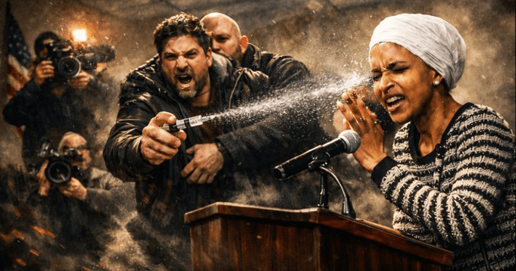 Man Sprays Liquid On Ilhan Omar At Minnesota Event - Washington Eye