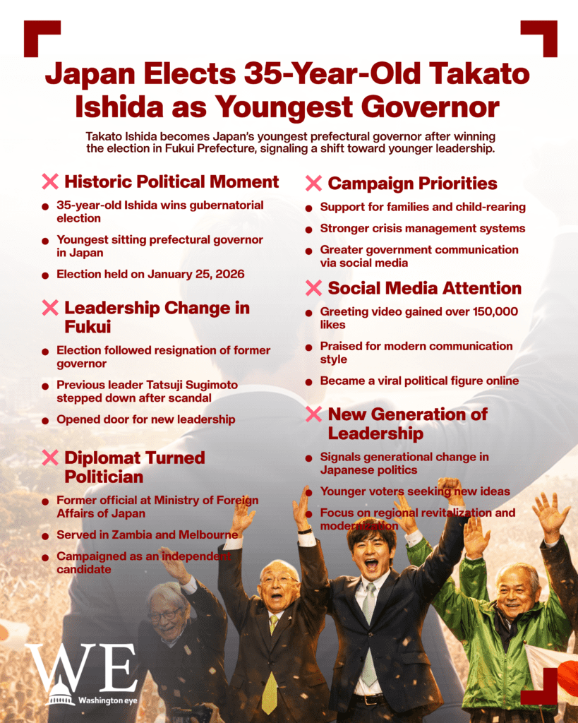 japan elects 35-year-old takato ishida as youngest governor - info graphics copy - washington eye