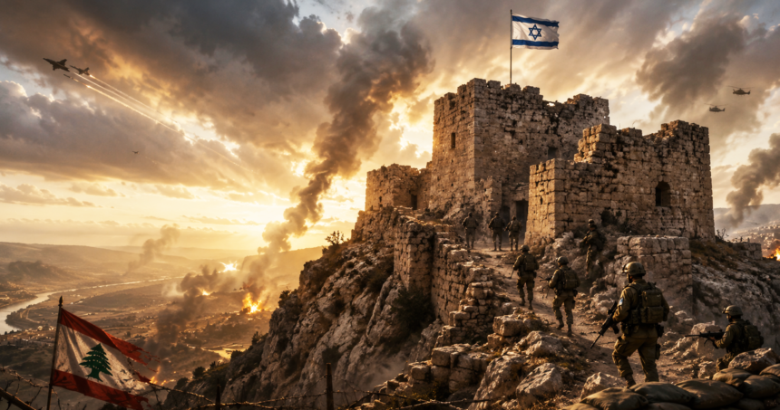 israeli military occupies lebanons beaufort castle - graphics copy - washington eye