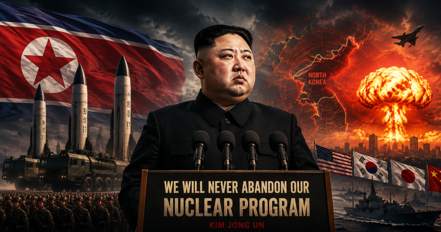 north koreas kim jong un says country will never abandon its nuclear program - graphics copy - washington eye
