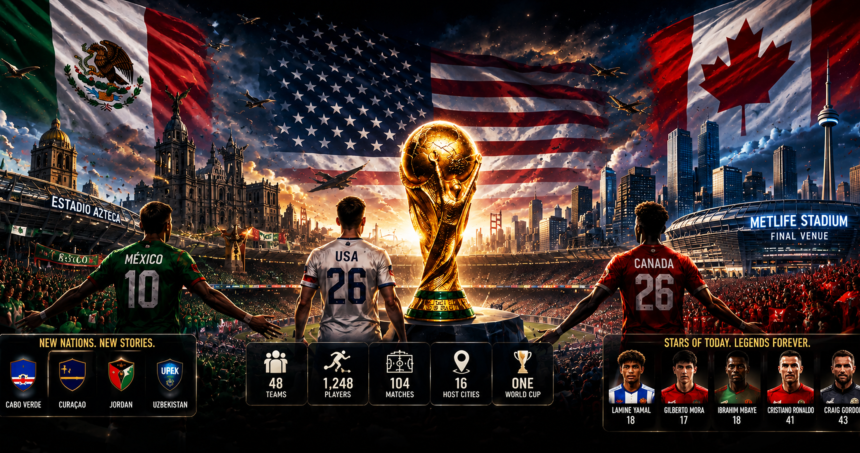 world cup 2026 begins with records and controversys - graphics copy - washington eye World Cup 2026 begins with record expansion, debut nations, stars and controversy.