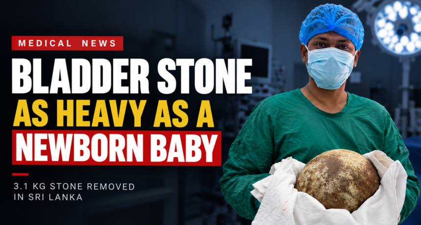 bladder stone as heavy as a newborn baby - washington eye
