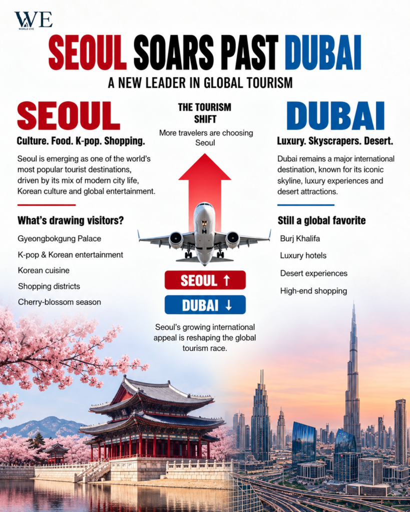 seoul soars past dubai as tourist hotspot - washington eye