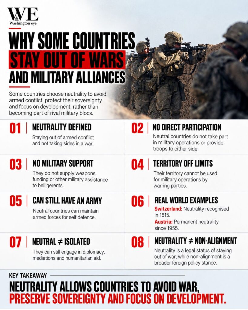 why some countries stay out of wars and military alliances - washington eye